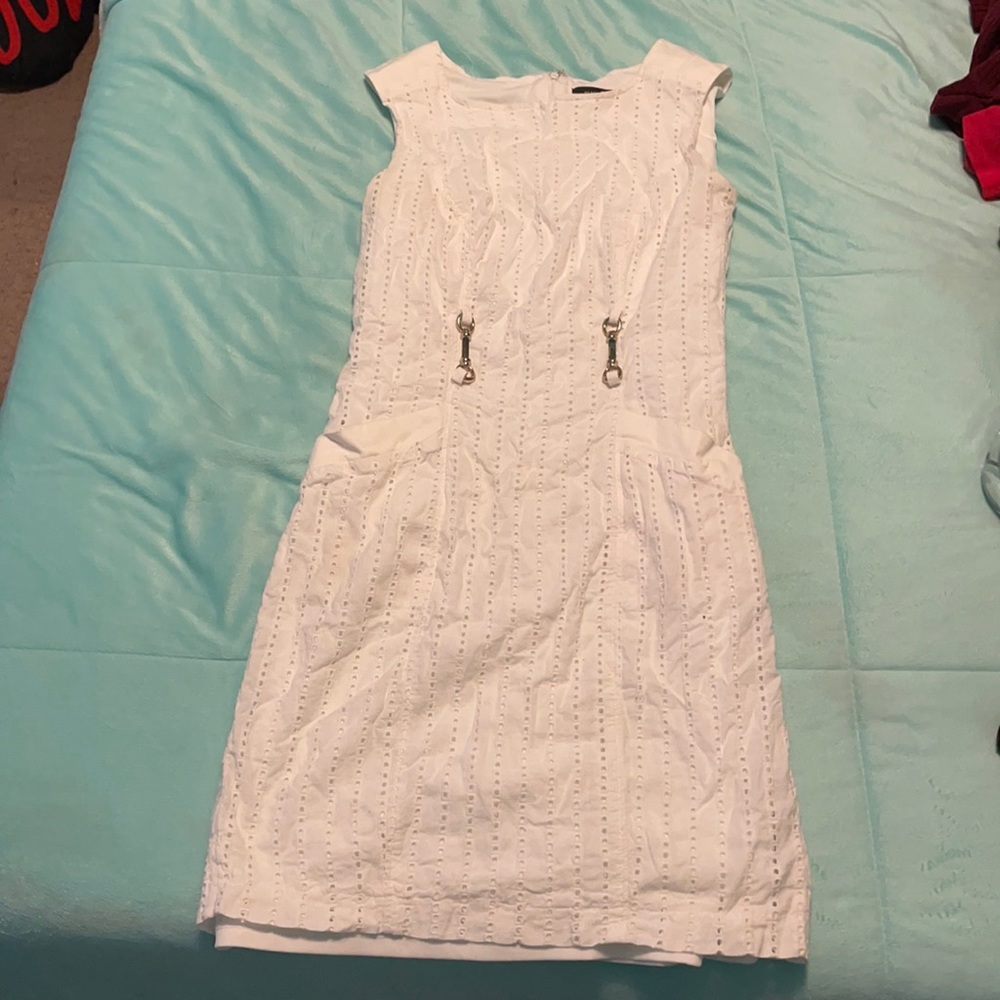 white dress